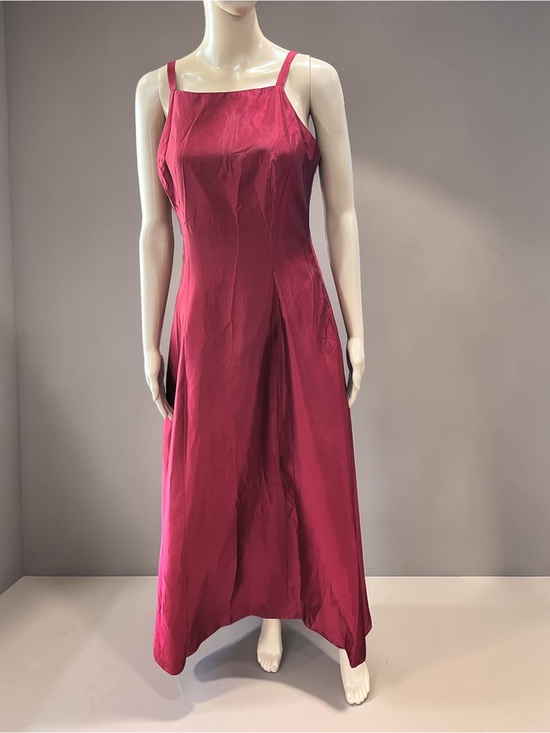 Vintage Dresses & Skirts - Vintage 90s Roberta wine red Formal Evening Dress Prom Cocktail Gown 9/10